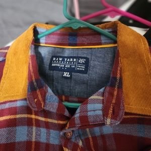 Plaid Button Up Sweater (Worn once for pictures)
